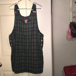 Thrifted mini schoolgirl dress.